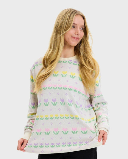 Easter Lily Sweater for Women