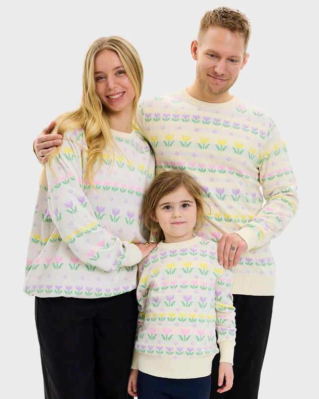 Easter Lily Sweater for Kids