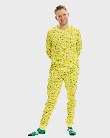Yellow Easter Sweatsuit for Men