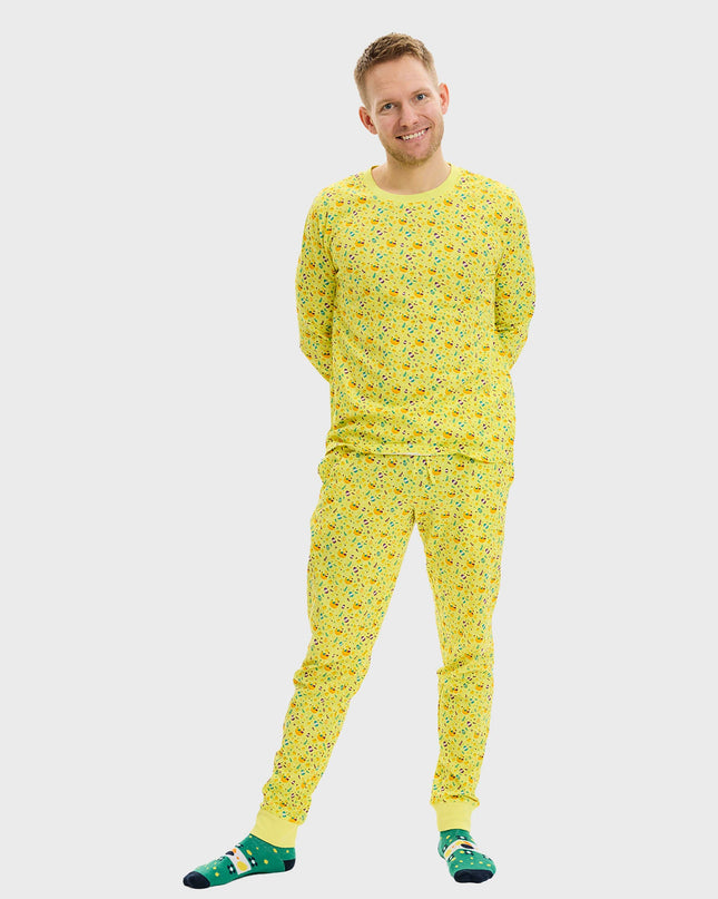 Yellow Easter Pajamas for Men