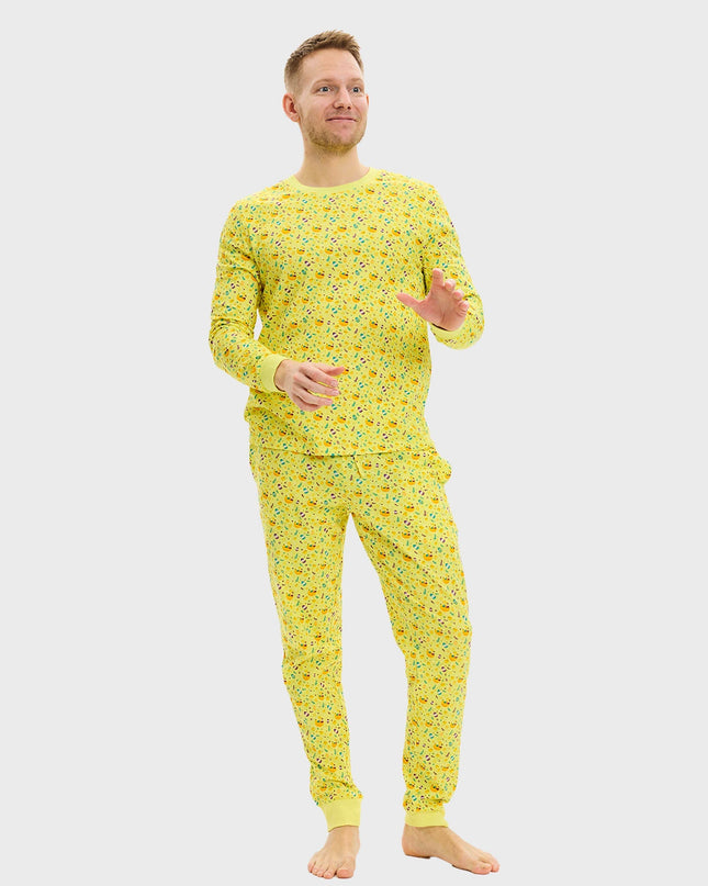 Yellow Easter Sweatsuit for Men