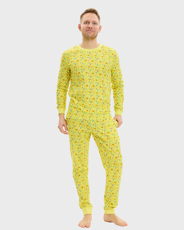 Yellow Easter Sweatsuit for Men