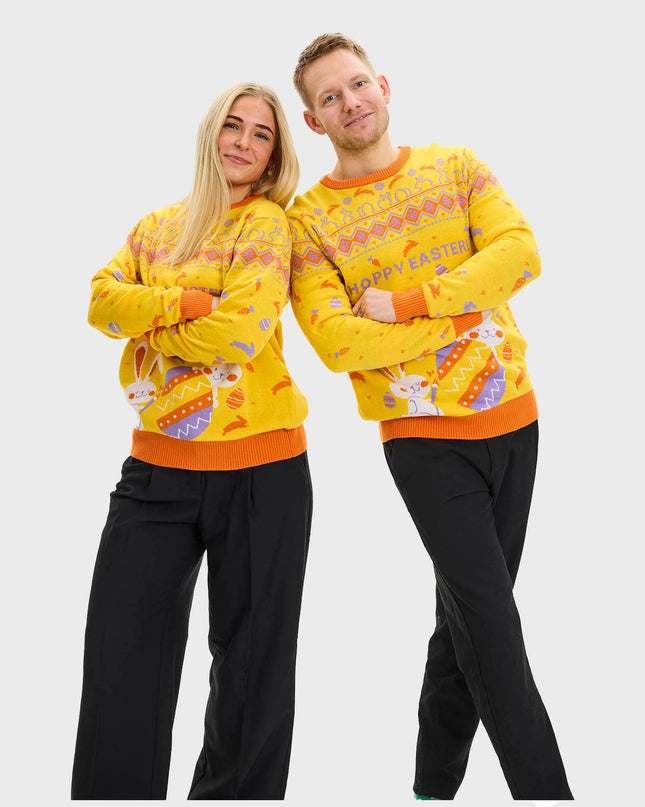 Eggercise Easter Sweater for Women