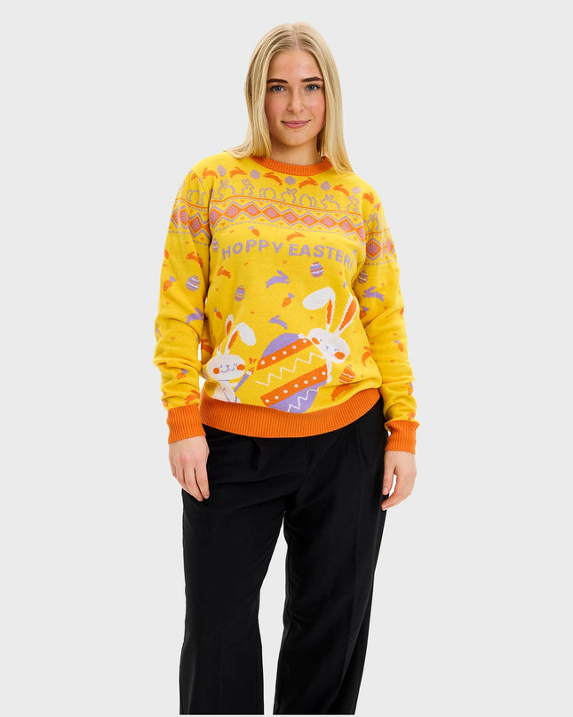 Eggercise Easter Sweater for Women