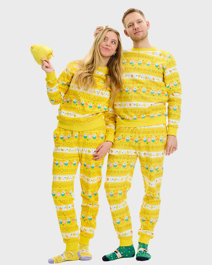 Yellow Easter Sweatsuit for Women
