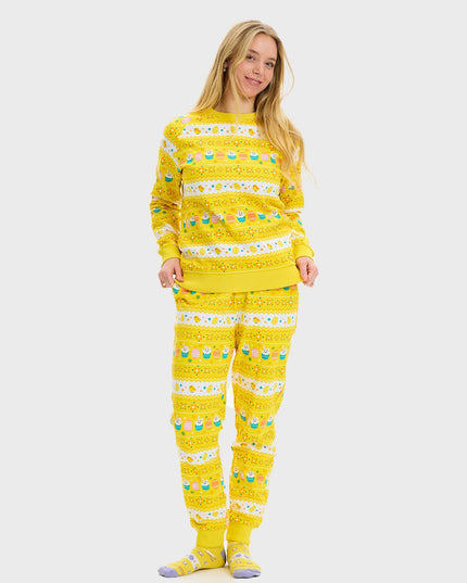 Yellow Easter Sweatsuit for Women