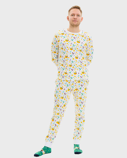 White Easter Pajamas for Men
