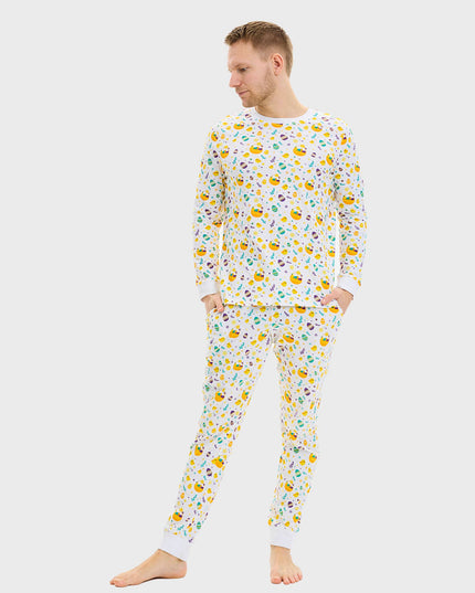 White Easter Pajamas for Men
