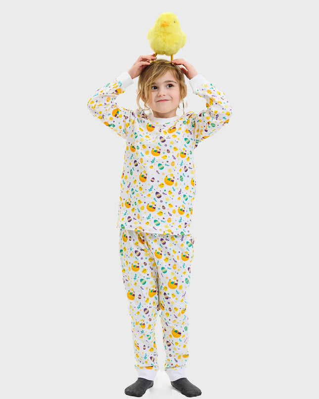 White Easter Pajamas for Kids