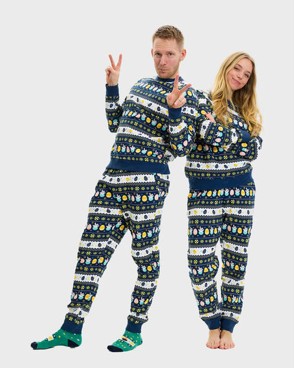 Blue Easter Sweatsuit for Men