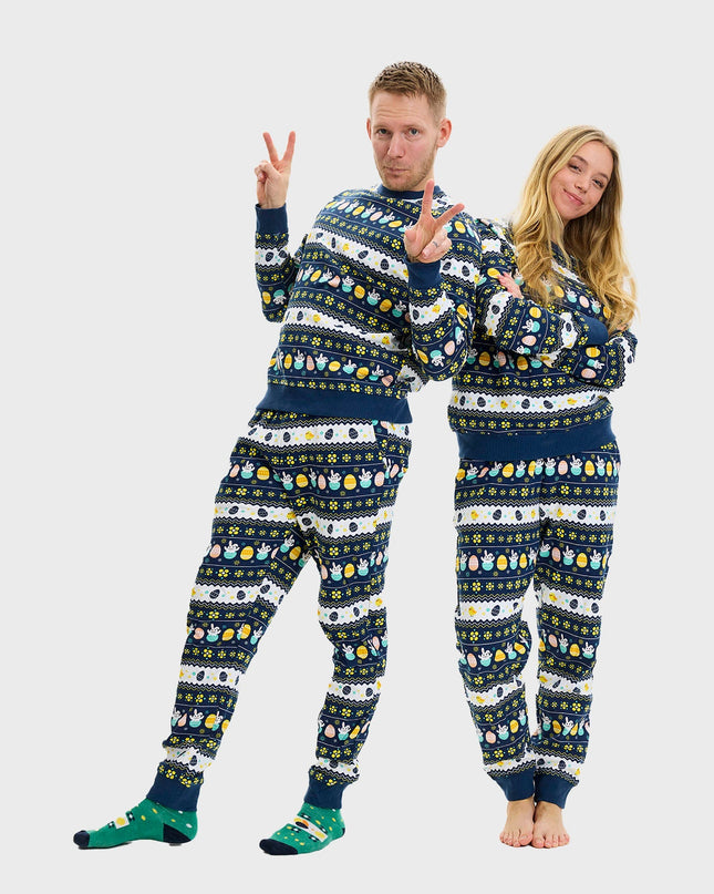 Blue Easter Sweatsuit for Men