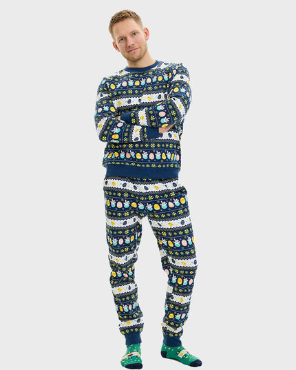 Blue Easter Sweatsuit for Men