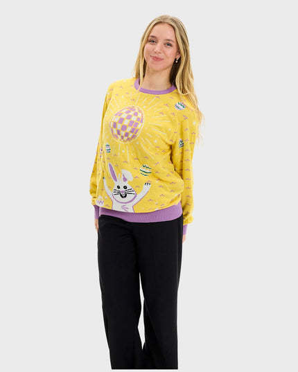 Disco Easter Sweater for Women