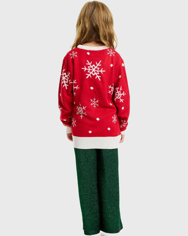 Sweet Reindeer Christmas Sweater for Kids