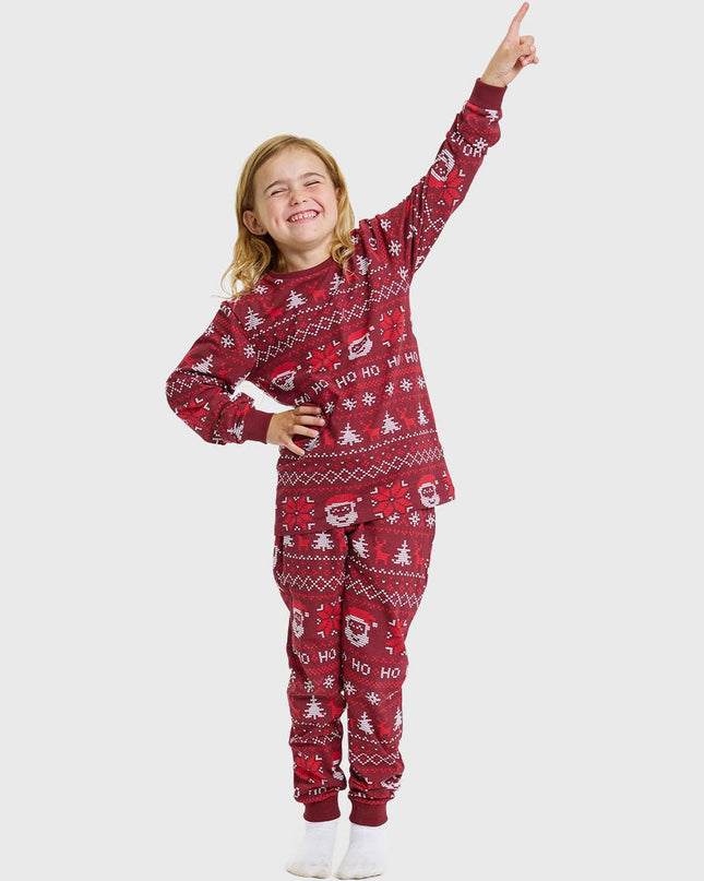 Ho Ho Ho Christmas Pajamas for Kids
