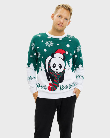 Pandaens Men's Christmas Sweater