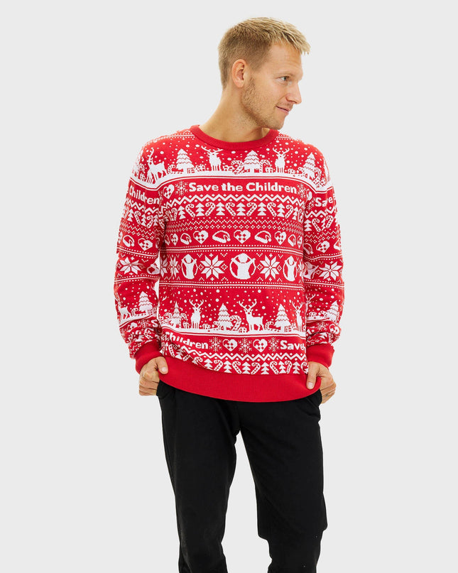 Save the Children Men's Christmas Sweater