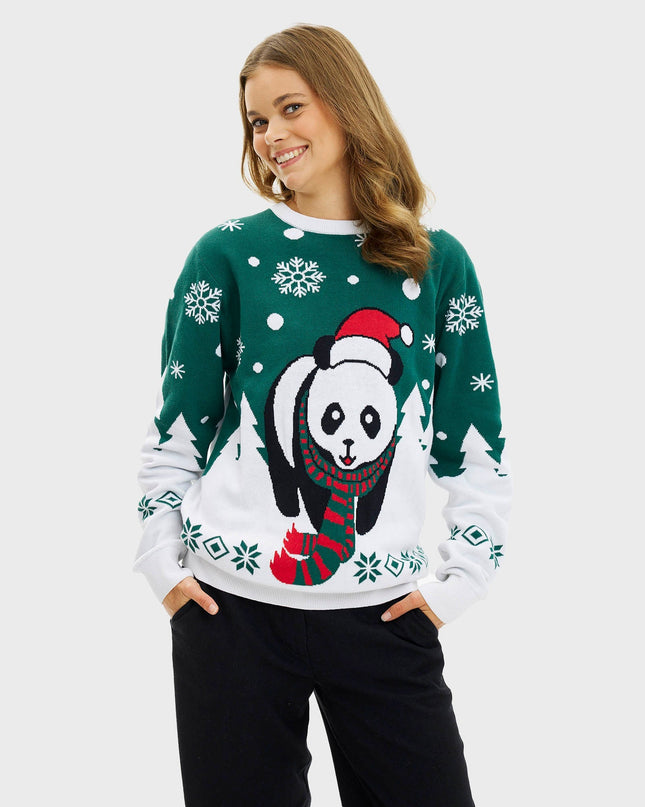 Pandaens Women's Christmas Sweater