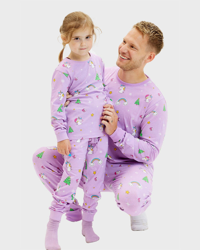 Unicorn Christmas Pajamas for Kids