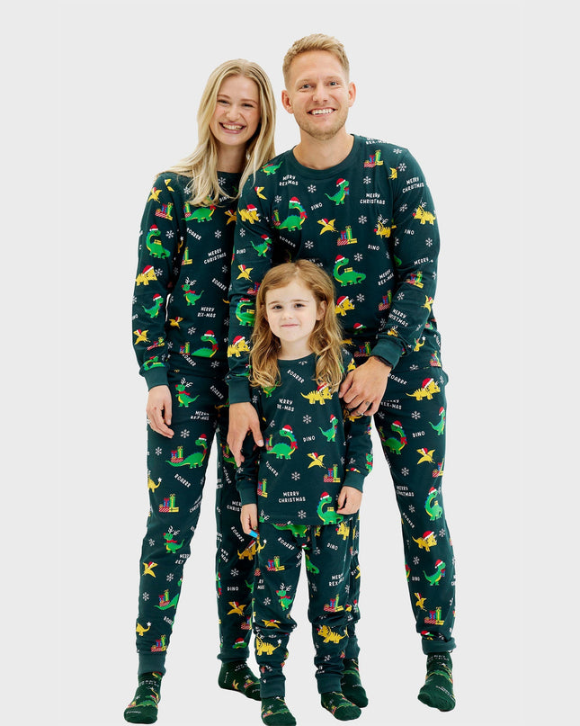 Dino Christmas Pajamas for Men