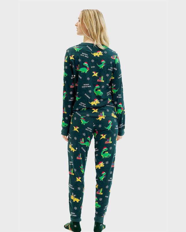 Dino Christmas Pajamas for Women