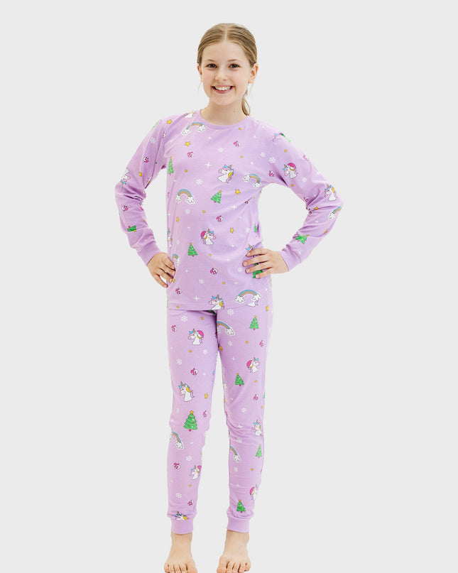 Unicorn Christmas Pajamas for Kids