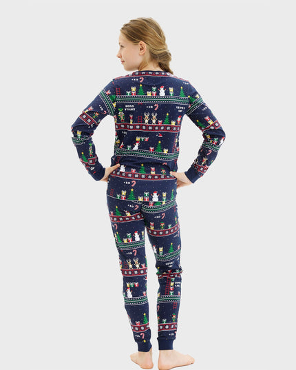 Vintage Gamer Christmas Pajamas for Kids