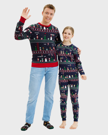 Vintage Gamer Christmas Sweater for Men