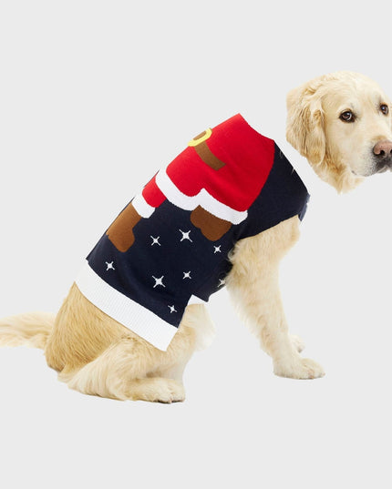 Santa's Little Helper Dog Sweater