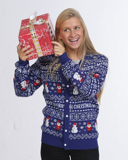 Lively Christmas Cardigan - Unisex Holiday Style