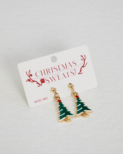 Christmas Tree Earrings