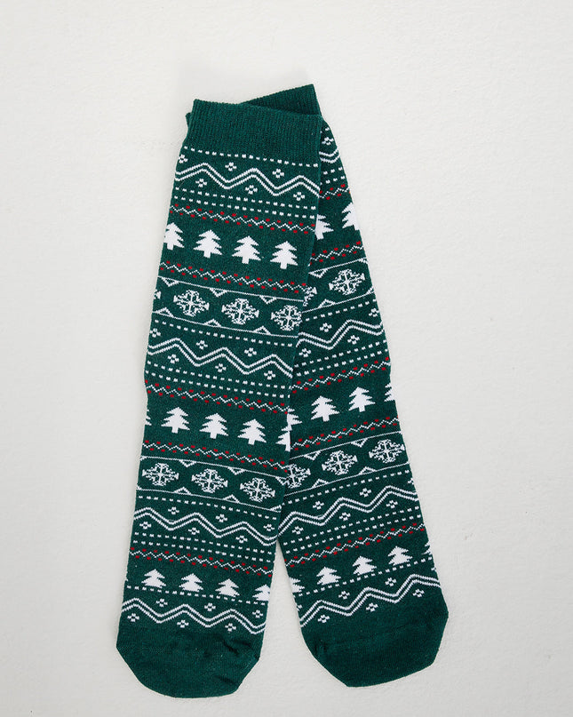 Green Christmas Socks - Perfect Holiday Gift