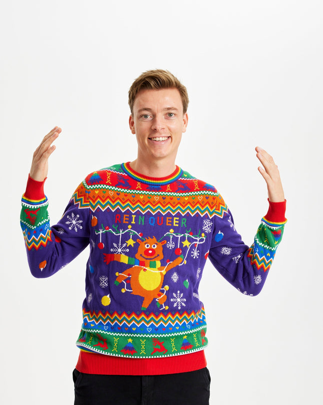Reinqueer Christmas Sweater for Men