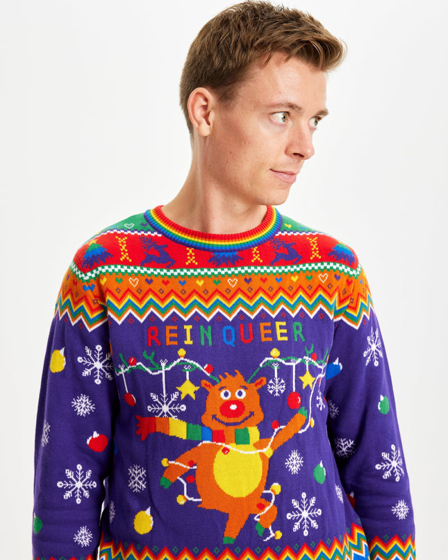 Reinqueer Christmas Sweater for Men