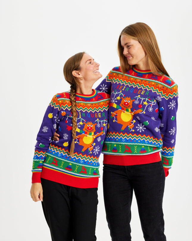 Reinqueer Christmas Sweater for Women