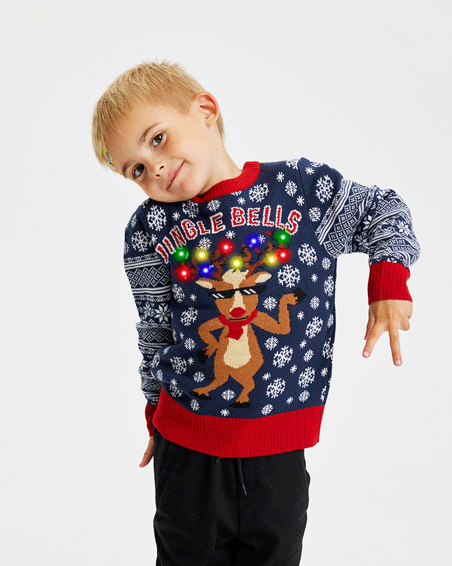 Jingle Bells Christmas Sweater for Kids