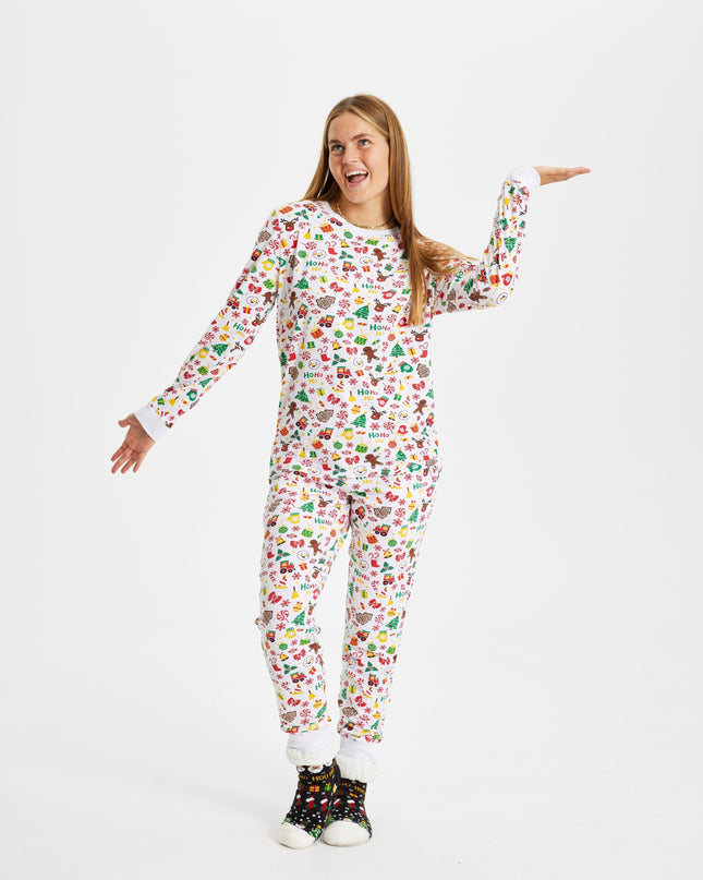White Christmas Pajamas for Women