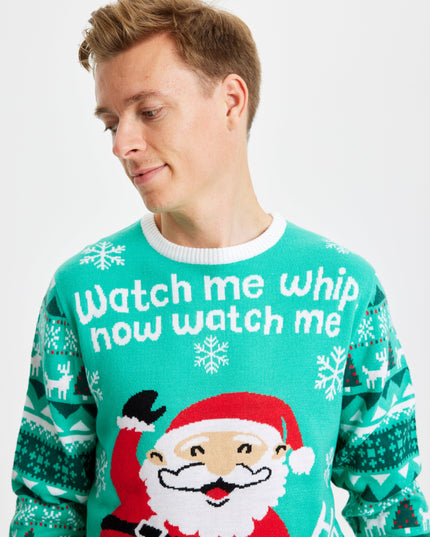 "Watch Me Whip" Christmas Sweater for Men - Popular Choice