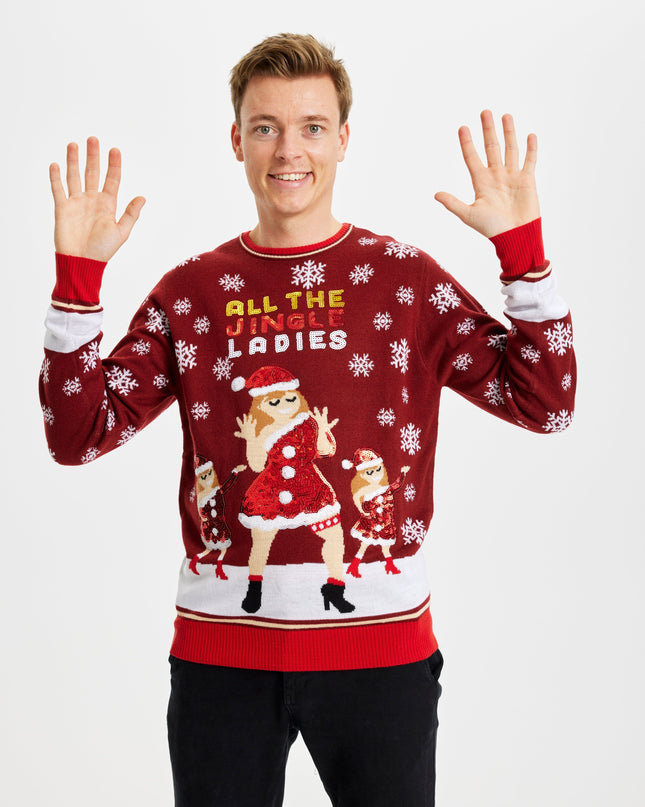 All My Jingle Ladies Christmas Sweater for Men - Popular Choice