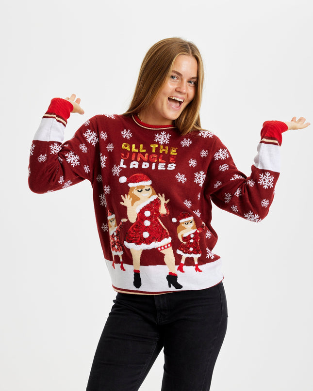 All My Jingle Ladies Christmas Sweater for Women - Best Seller