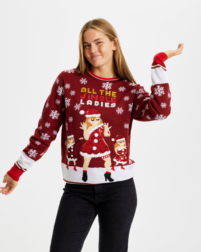 All My Jingle Ladies Christmas Sweater for Women - Best Seller