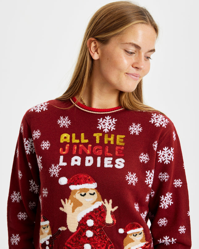 All My Jingle Ladies Christmas Sweater for Women - Best Seller