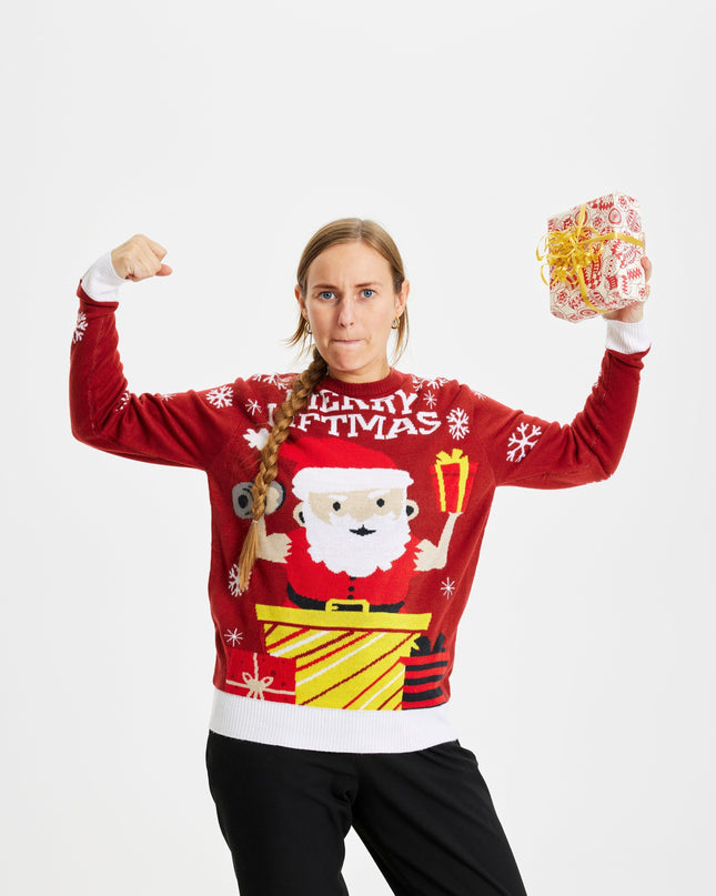 Merry Liftmas Sweater for Women