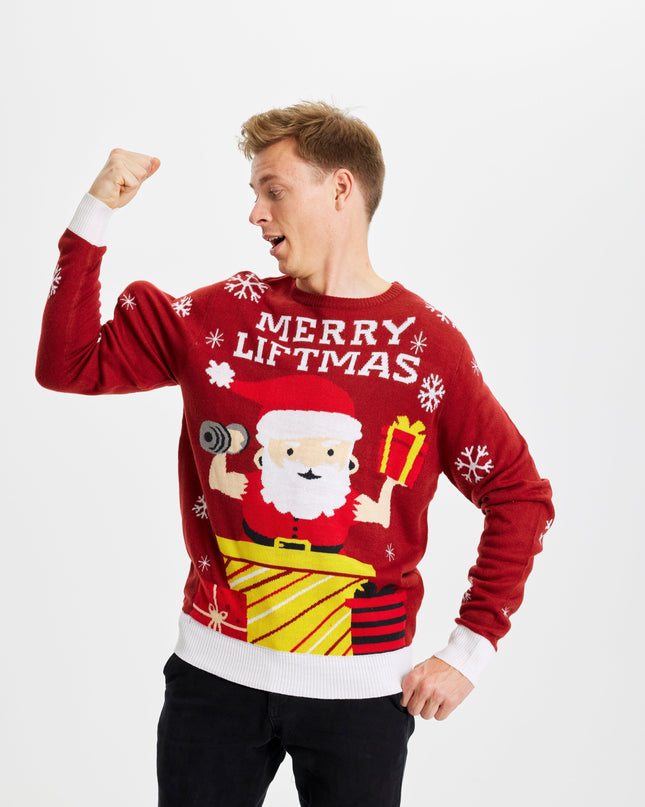 Merry Liftmas Sweater for Men