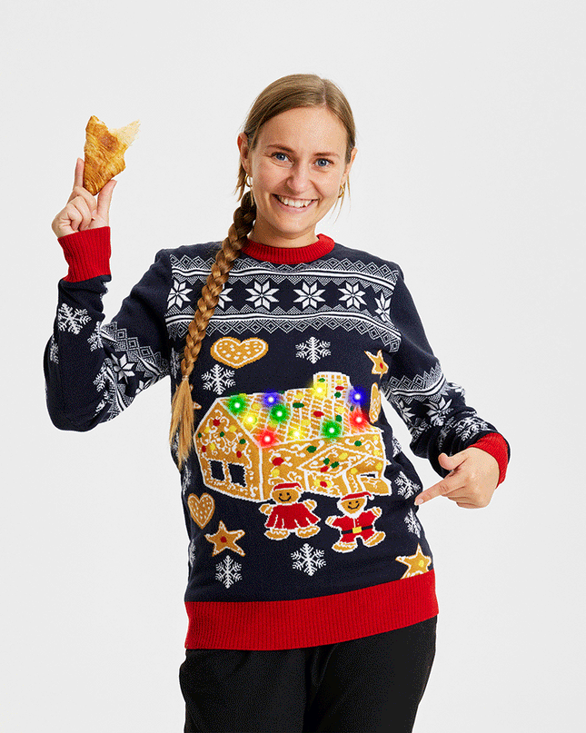 Gingerbread Christmas Sweater for Women
