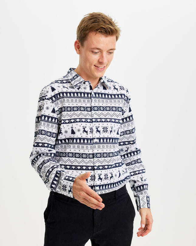 Winter Model Christmas Shirt for Seasonal Style