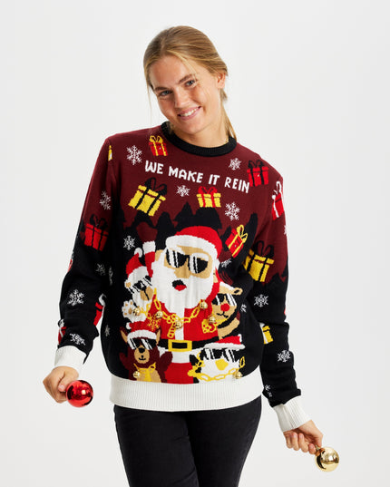 Make It Rein Light-Up Christmas Sweater for Women