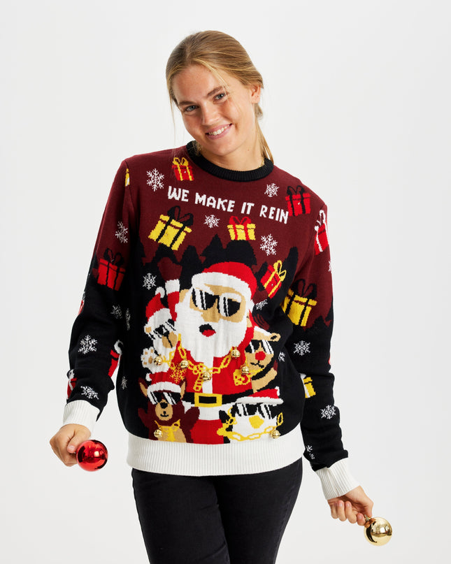 Make It Rein Light-Up Christmas Sweater for Women