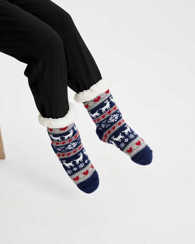 Cozy Christmas Socks - Design 6