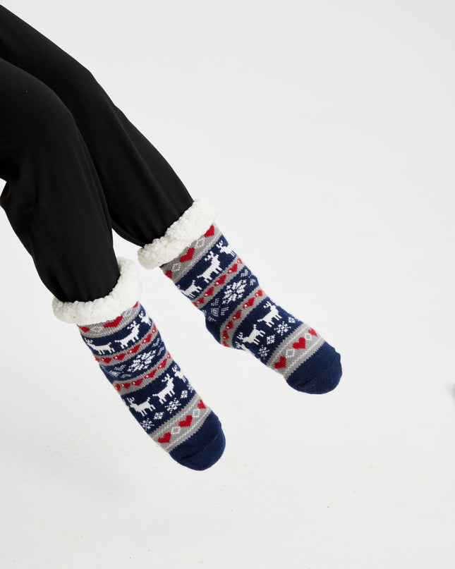 Cozy Christmas Socks - Design 6